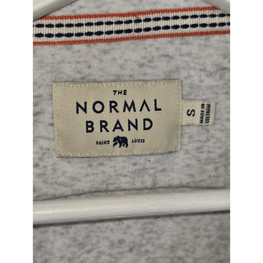 The Normal Brand Women's Quarter Zip Pullover W/STL BLUES LOGO SZ: SMALL EUC - Picture 7 of 9